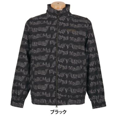 ピン PING　メンズ 総柄ロゴ 2WAY フルジップ ブルゾン 621-5220801　2025年モデル 詳細1 詳細2