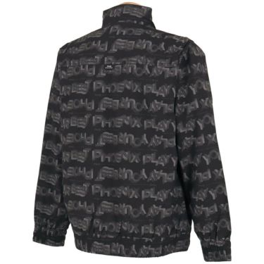 ピン PING　メンズ 総柄ロゴ 2WAY フルジップ ブルゾン 621-5220801　2025年モデル 詳細1 詳細3