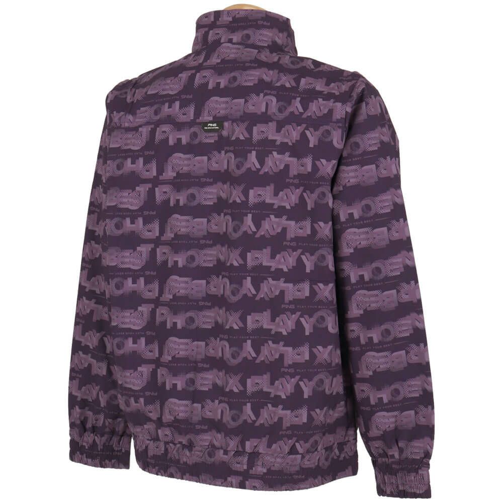 ピン PING　メンズ 総柄ロゴ 2WAY フルジップ ブルゾン 621-5220801　2025年モデル 詳細1 詳細11