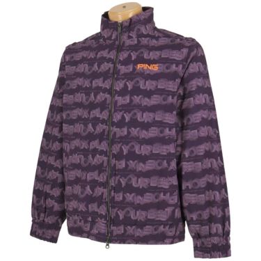 ピン PING　メンズ 総柄ロゴ 2WAY フルジップ ブルゾン 621-5220801　2025年モデル 詳細1 詳細12