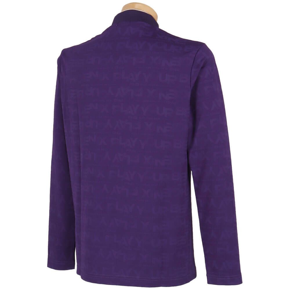 ピン PING メンズ ロゴジャカード 長袖 ハイネック シャツ 621-5266900