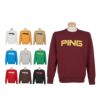 ピン PING　メンズ 長袖 クルーネック ニット プルオーバー 621-5270903　2025年モデル