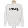 ピン PING　メンズ 長袖 クルーネック ニット プルオーバー 621-5270903　2025年モデル 詳細1 詳細4