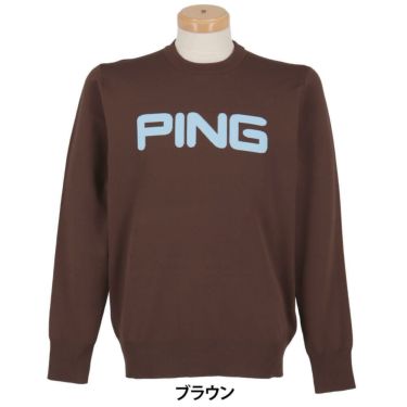 ピン PING　メンズ 長袖 クルーネック ニット プルオーバー 621-5270903　2025年モデル 詳細1 詳細5