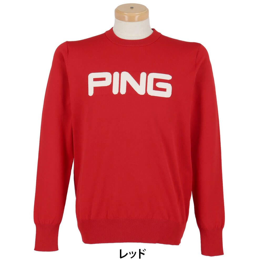 ピン PING　メンズ 長袖 クルーネック ニット プルオーバー 621-5270903　2025年モデル 詳細1 詳細7