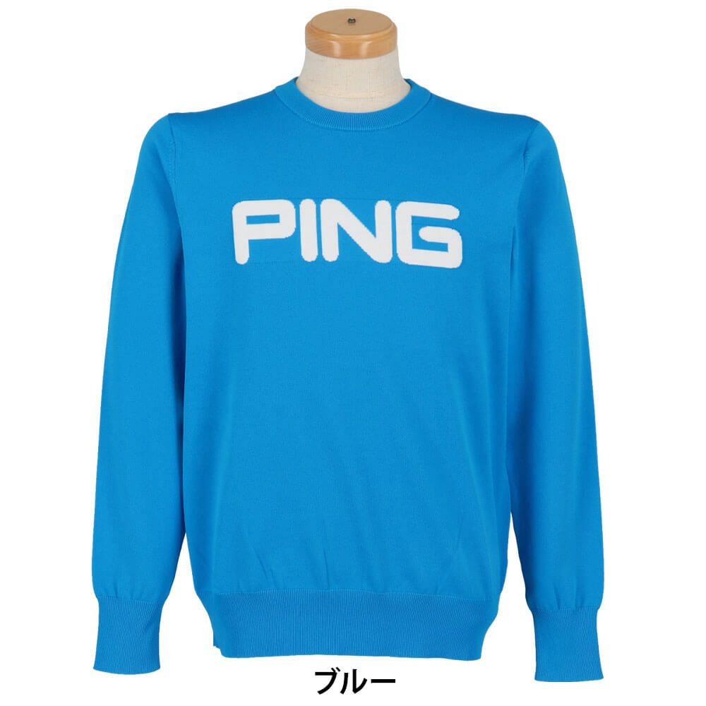 ピン PING　メンズ 長袖 クルーネック ニット プルオーバー 621-5270903　2025年モデル 詳細1 詳細8