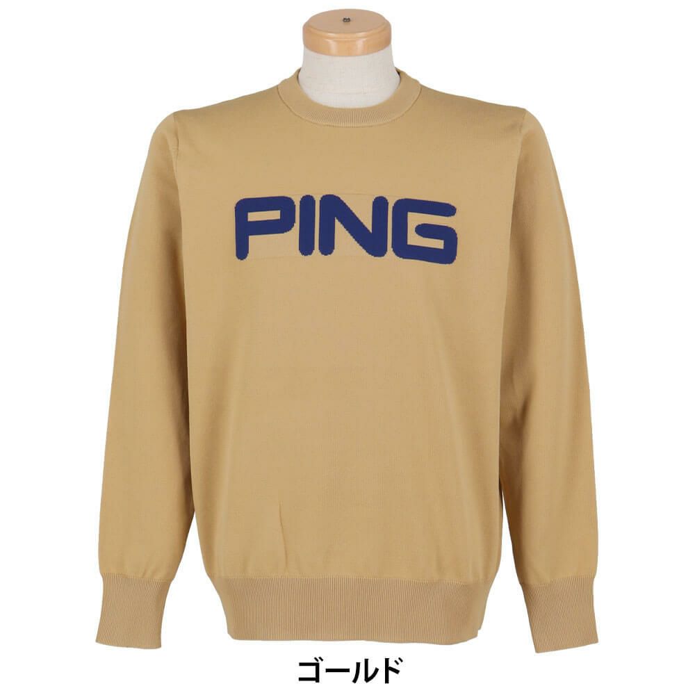 ピン PING　メンズ 長袖 クルーネック ニット プルオーバー 621-5270903　2025年モデル 詳細1 詳細11