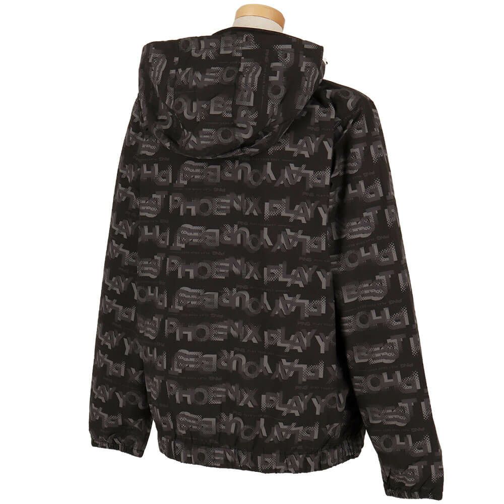 ピン PING　レディース 総柄ロゴ 長袖 フルジップ ブルゾン 622-5220801　2025年モデル 詳細1 詳細3