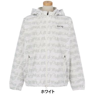 ピン PING　レディース 総柄ロゴ 長袖 フルジップ ブルゾン 622-5220801　2025年モデル 詳細1 詳細5