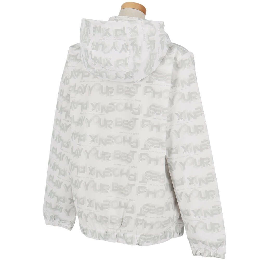 ピン PING　レディース 総柄ロゴ 長袖 フルジップ ブルゾン 622-5220801　2025年モデル 詳細1 詳細6