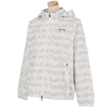 ピン PING　レディース 総柄ロゴ 長袖 フルジップ ブルゾン 622-5220801　2025年モデル 詳細1 詳細7
