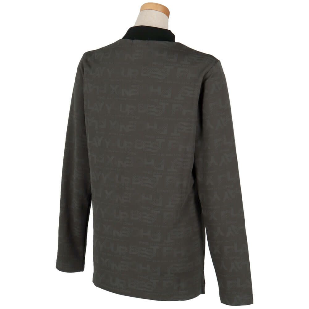 ピン PING　レディース ロゴジャカード 長袖 ハイネック シャツ 622-5266900　2025年モデル 詳細1 詳細3