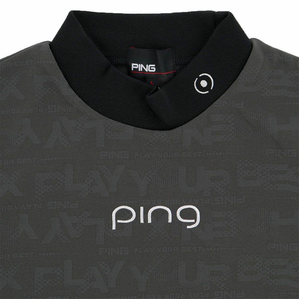 ピン PING　レディース ロゴジャカード 長袖 ハイネック シャツ 622-5266900　2025年モデル 詳細1 詳細5