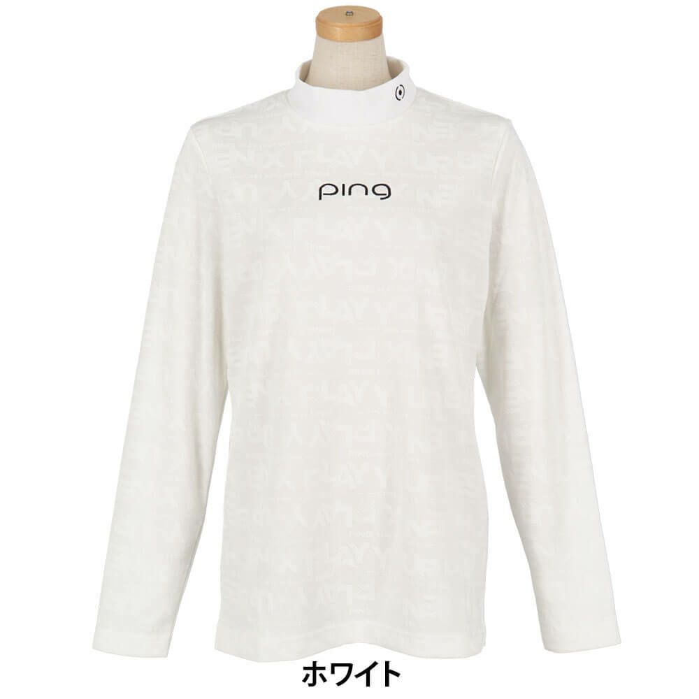 ピン PING　レディース ロゴジャカード 長袖 ハイネック シャツ 622-5266900　2025年モデル 詳細1 詳細7