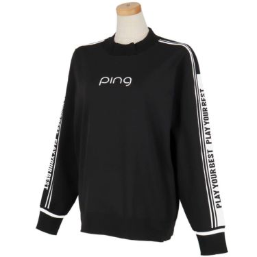 ピン PING　レディース ロゴジャカード 長袖 ハイネック ニット プルオーバー 622-5275800　2025年モデル 詳細1 詳細4