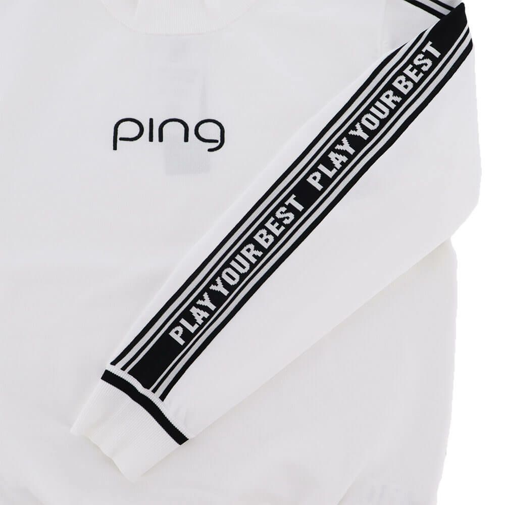 ピン PING　レディース ロゴジャカード 長袖 ハイネック ニット プルオーバー 622-5275800　2025年モデル 詳細1 詳細8