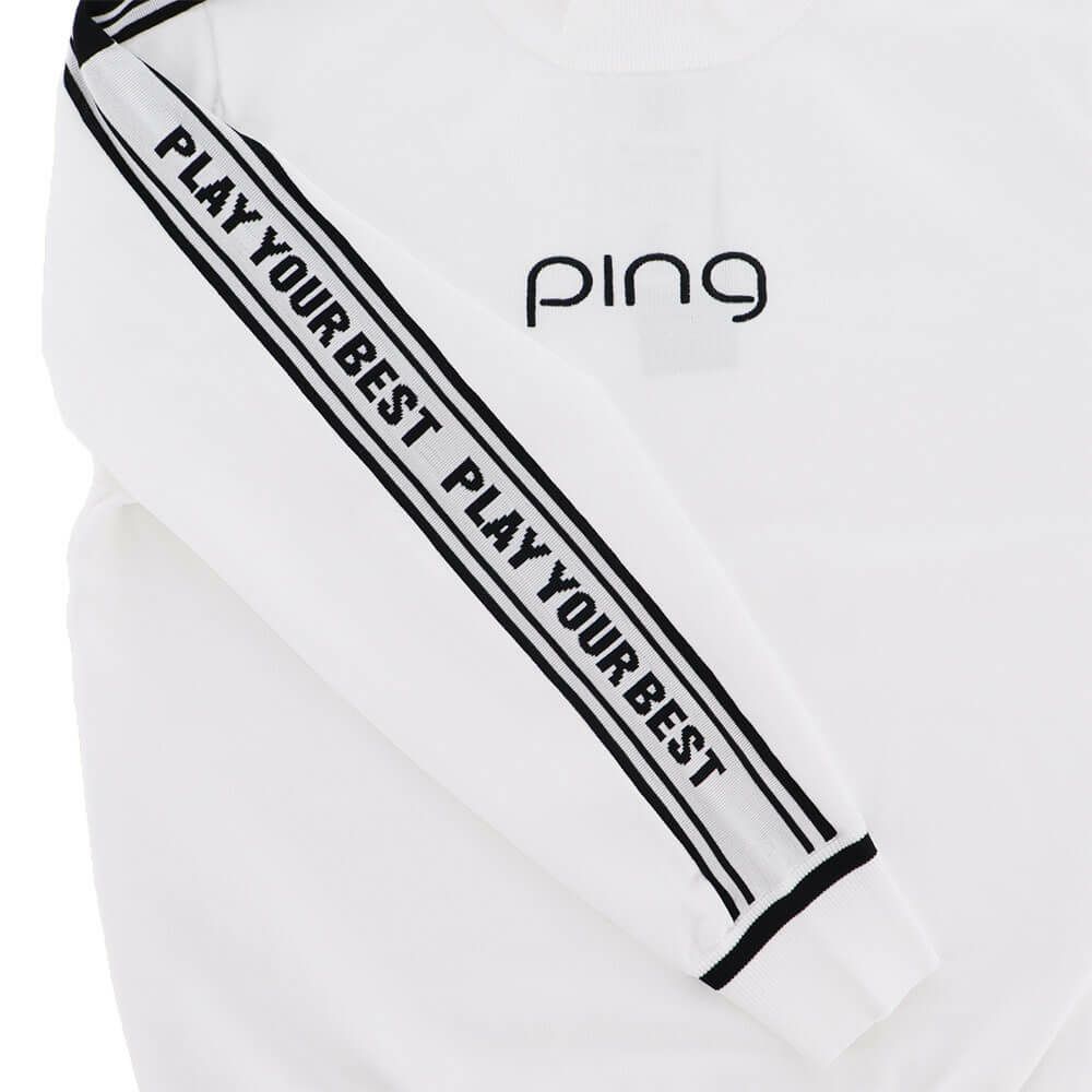 ピン PING　レディース ロゴジャカード 長袖 ハイネック ニット プルオーバー 622-5275800　2025年モデル 詳細1 詳細9