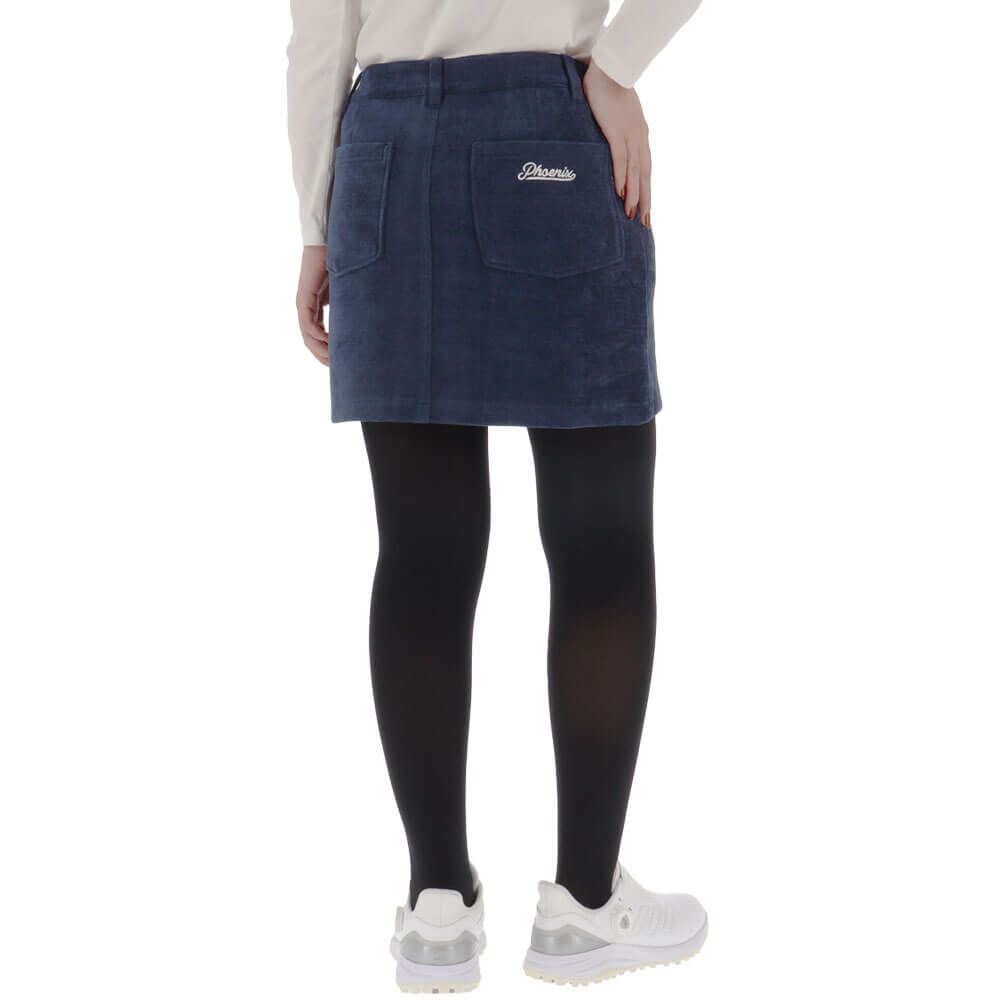 ピン PING　レディース 全方向ストレッチ ニットコーデュロイ 台形 スカート 622-5234901　2025年モデル 詳細1 詳細15