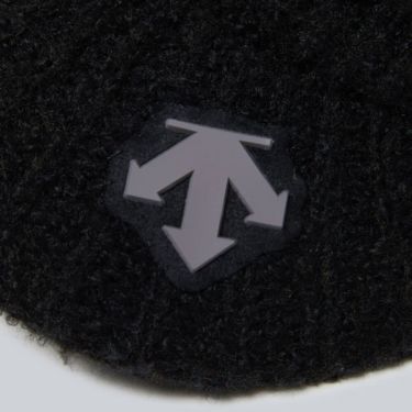 デサントゴルフ DESCENTE GOLF　レディース ツバ付 シャギー ニットキャップ DG5FCP00L BK00 ブラック　2025年モデル ブラック 詳細3