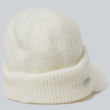 デサントゴルフ DESCENTE GOLF　レディース ツバ付 シャギー ニットキャップ DG5FCP00L WH00 ホワイト　2025年モデル ホワイト 詳細2