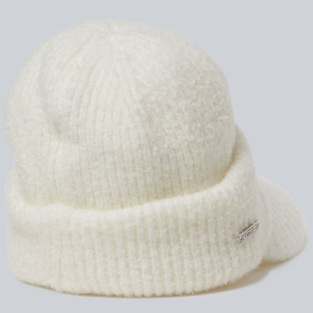 デサントゴルフ DESCENTE GOLF　レディース ツバ付 シャギー ニットキャップ DG5FCP00L WH00 ホワイト　2025年モデル ホワイト 詳細2