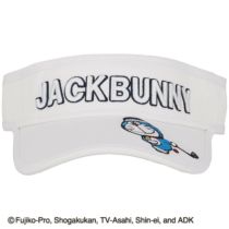 ジャックバニー Jack Bunny!!　ドラえもん MY UNIFORM バイザー 262-5287042 030 ホワイト　2025年モデル