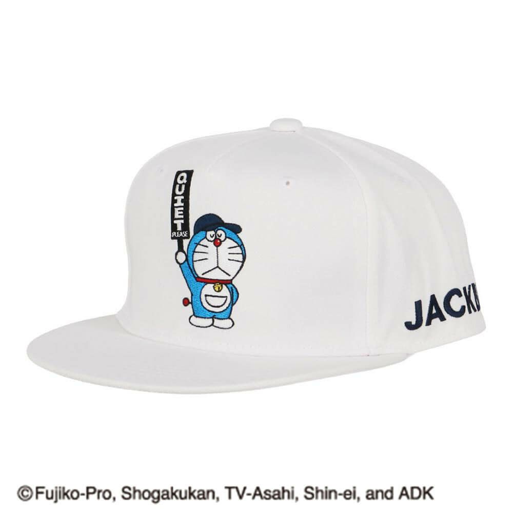 ジャックバニー Jack Bunny!!　ドラえもん MY UNIFORM 平つばキャップ 262-5287043 030 ホワイト　2025年モデル ホワイト 詳細2