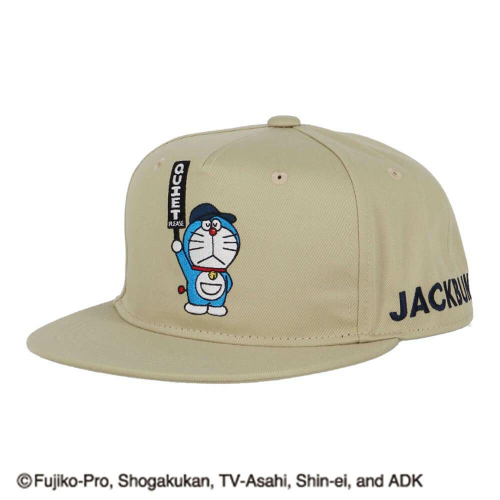 ジャックバニー Jack Bunny!!　ドラえもん MY UNIFORM 平つばキャップ 262-5287043 040 ベージュ　2025年モデル ベージュ 詳細2