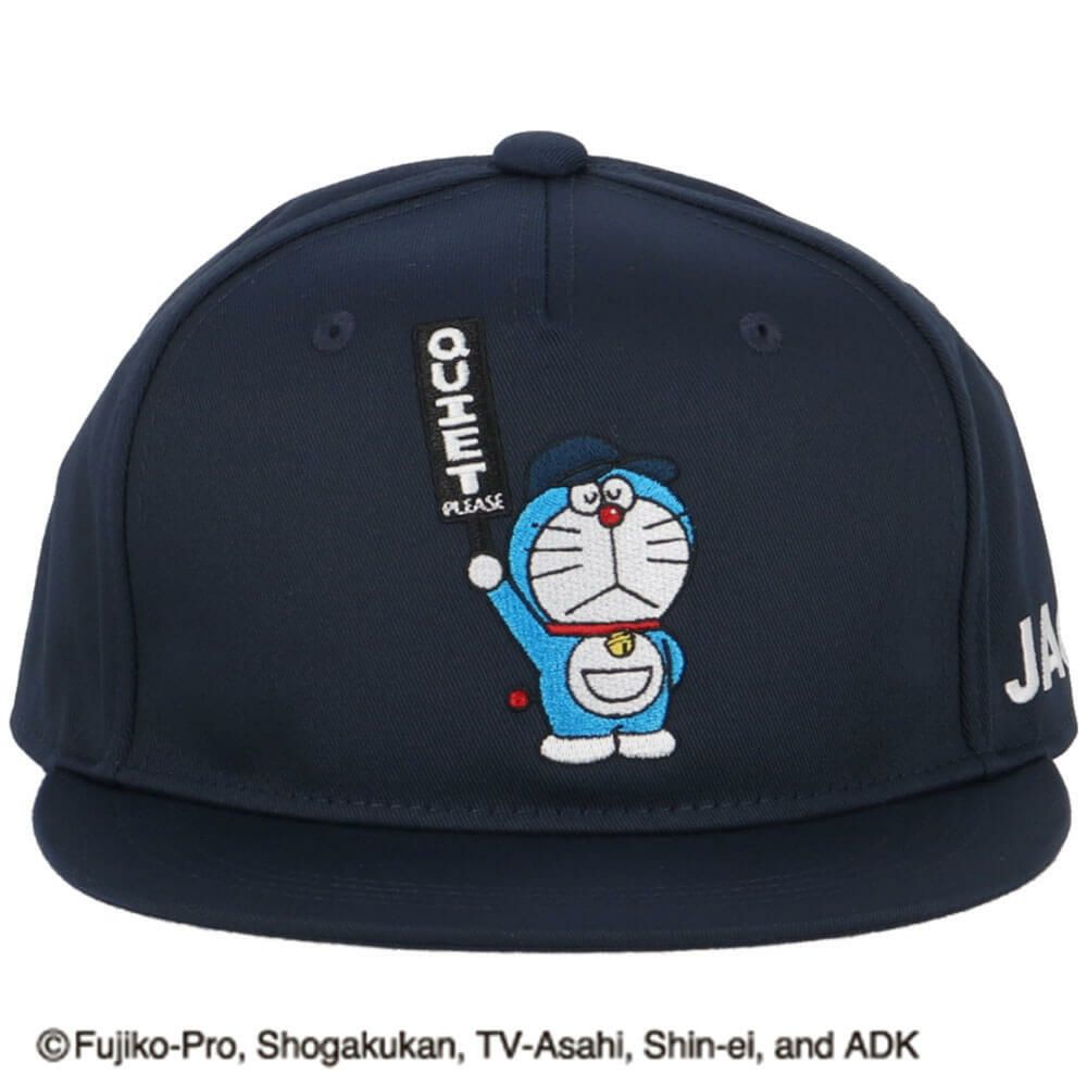 ジャックバニー Jack Bunny!!　ドラえもん MY UNIFORM 平つばキャップ 262-5287043 120 ネイビー　2025年モデル ネイビー