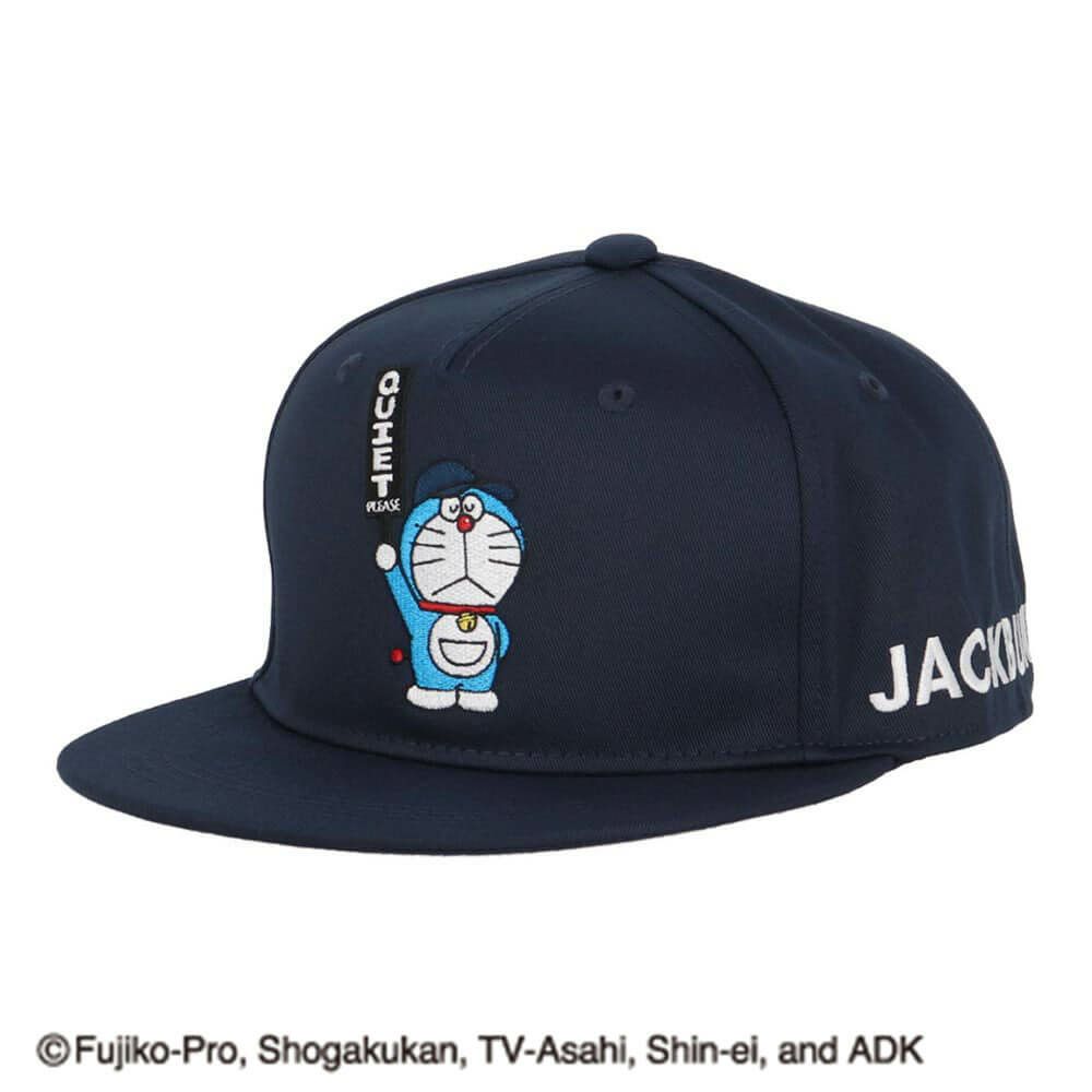 ジャックバニー Jack Bunny!!　ドラえもん MY UNIFORM 平つばキャップ 262-5287043 120 ネイビー　2025年モデル ネイビー 詳細2