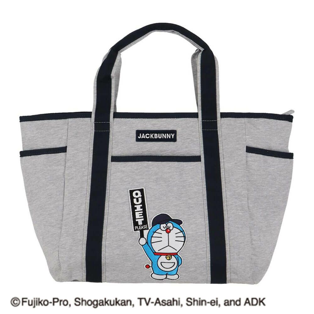 ジャックバニー Jack Bunny!!　ドラえもん MY UNIFORM トートバッグ 262-5281044 020 グレー　2025年モデル グレー