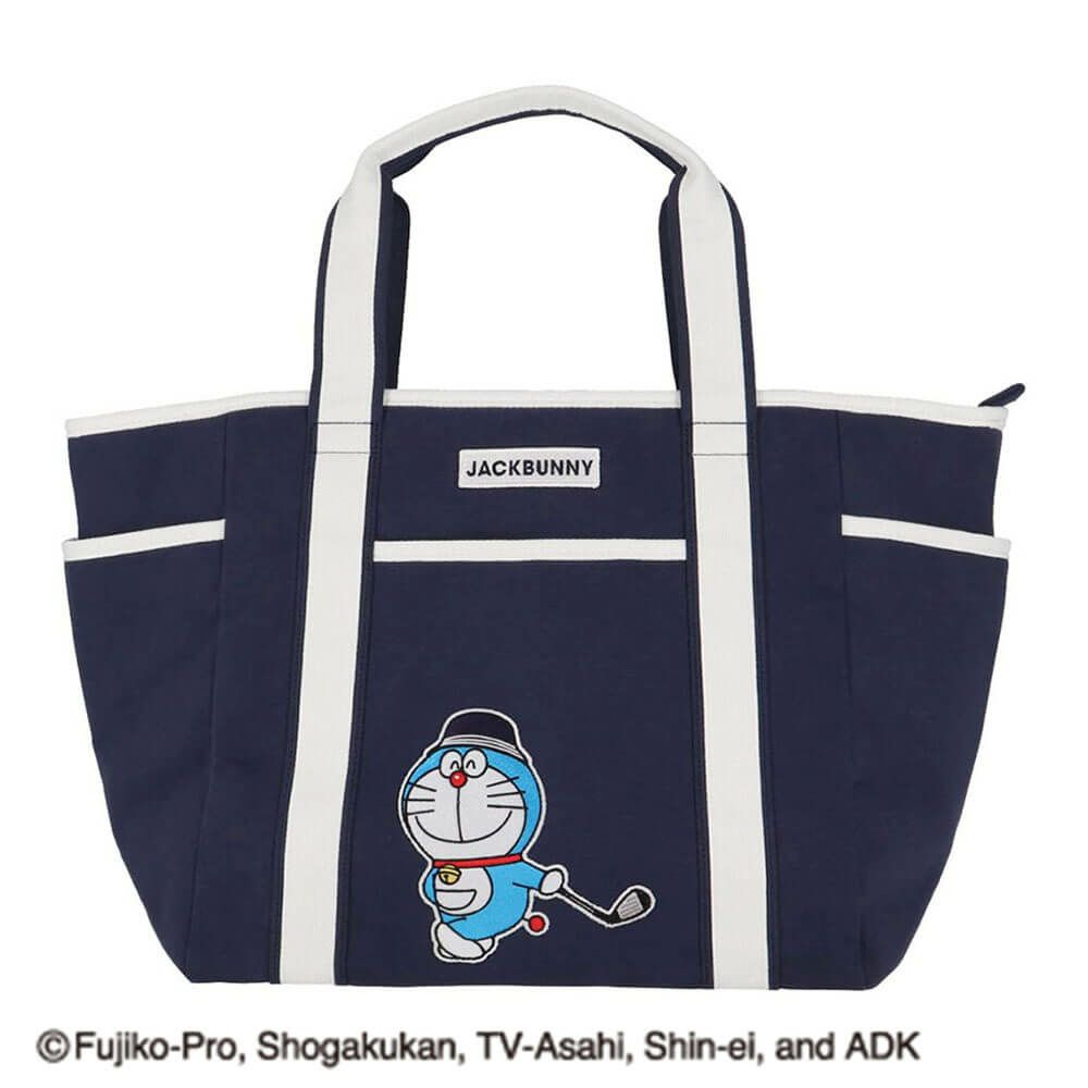 ジャックバニー Jack Bunny!!　ドラえもん MY UNIFORM トートバッグ 262-5281044 120 ネイビー　2025年モデル ネイビー