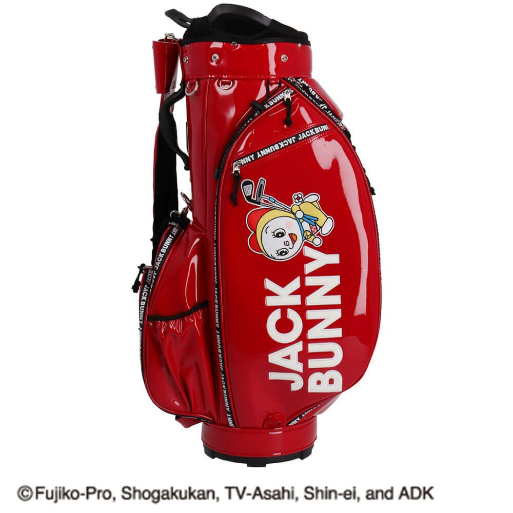 ジャックバニー Jack Bunny!!　ドラえもん MY UNIFORM キャディバッグ　自立型 262-5980040 100 レッド　2025年モデル レッド 詳細5