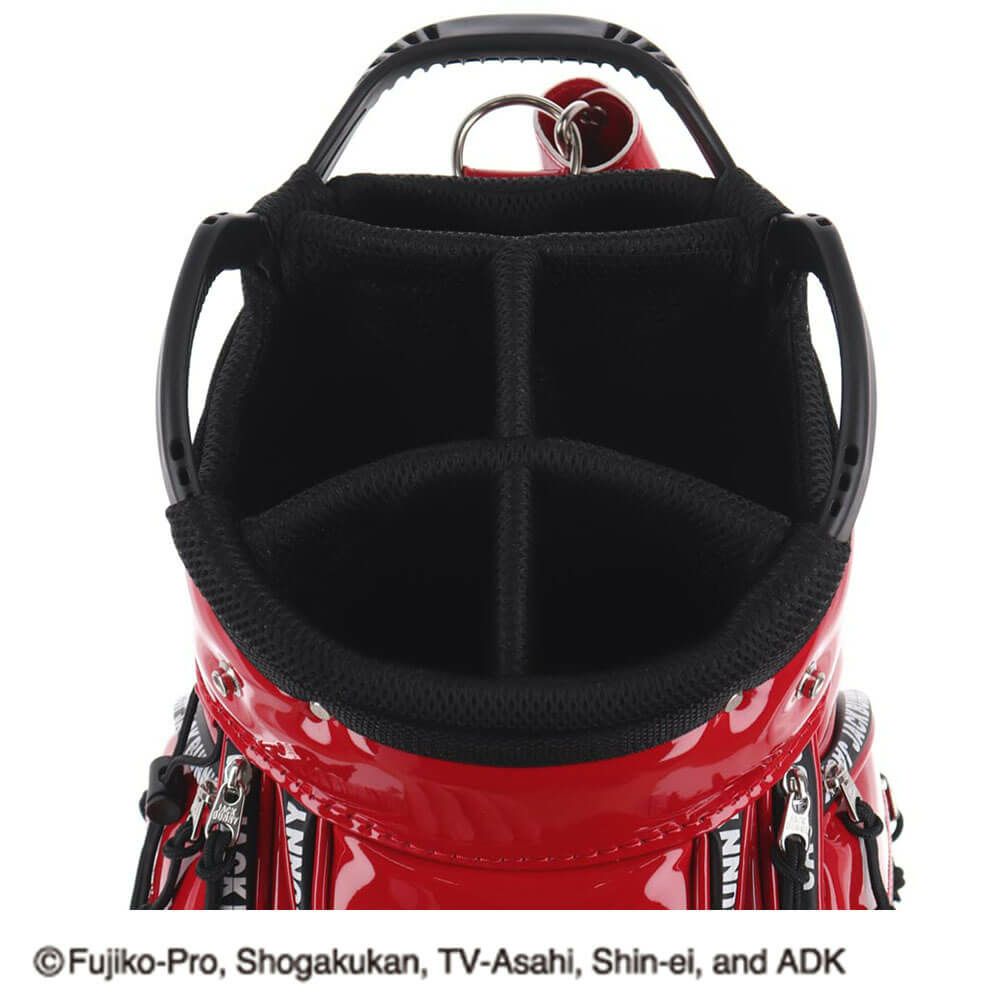 ジャックバニー Jack Bunny!!　ドラえもん MY UNIFORM キャディバッグ　自立型 262-5980040 100 レッド　2025年モデル レッド 詳細7