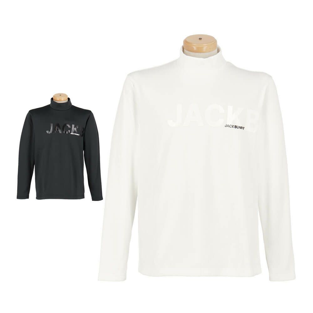 ジャックバニー Jack Bunny!!　メンズ KARUISHI 長袖 モックネックシャツ 262-5266031　2025年モデル