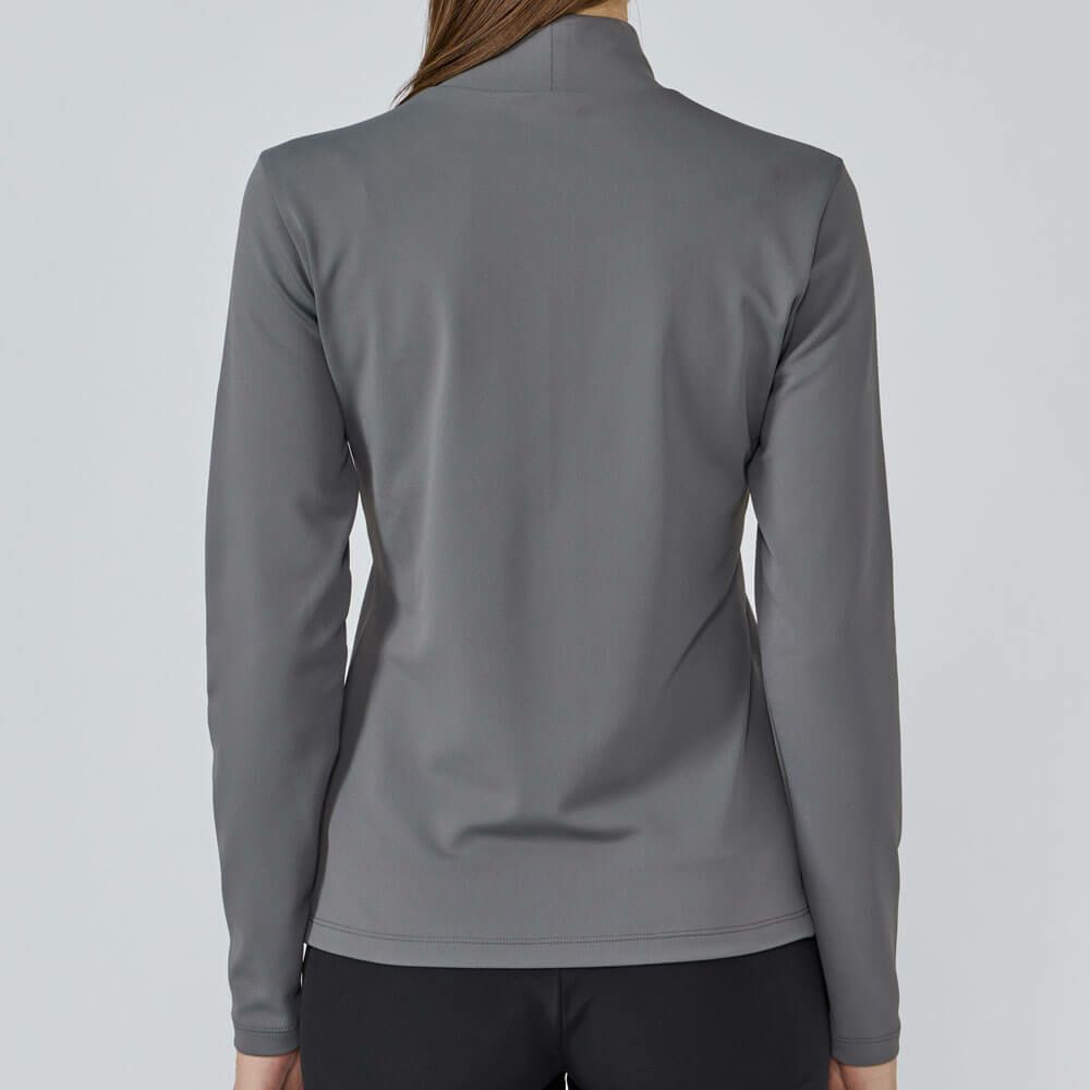 デサントゴルフ DESCENTE GOLF　レディース 防風 ベアスムース 長袖 モックネックシャツ DG5FLS52L　2025年モデル 詳細1 詳細3