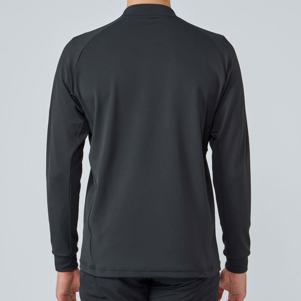 デサントゴルフ DESCENTE GOLF　メンズ 防風 裏起毛 ロゴプリント 長袖 モックネックシャツ DG5FLS04M　2025年モデル 詳細1 詳細3