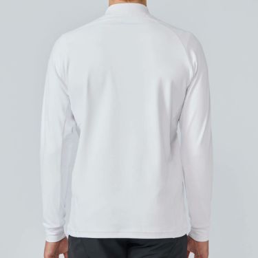 デサントゴルフ DESCENTE GOLF　メンズ 防風 裏起毛 ロゴプリント 長袖 モックネックシャツ DG5FLS04M　2025年モデル 詳細1 詳細5