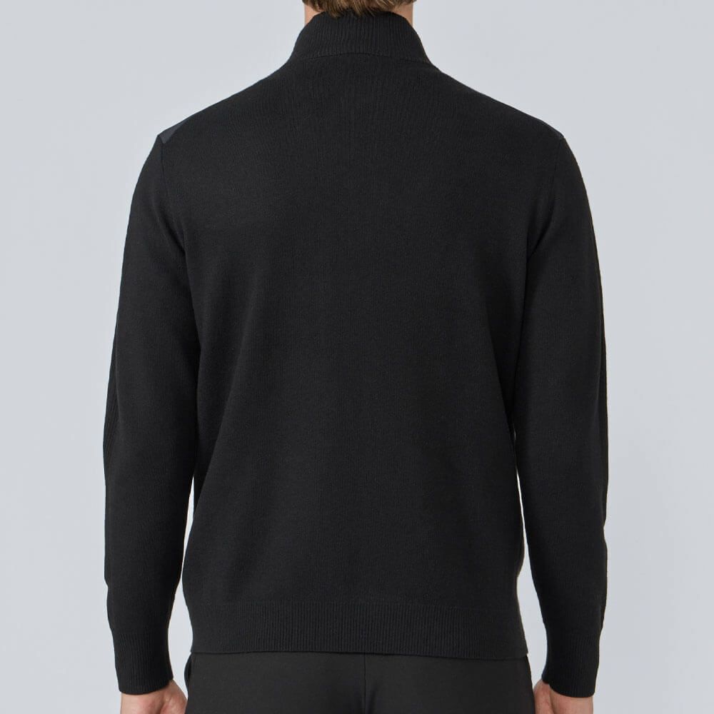 デサントゴルフ DESCENTE GOLF　メンズ ウール混 ハイブリッド フルジップ セーター DG5FST06M　2025年モデル 詳細1 詳細3