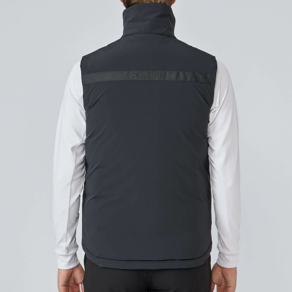 デサントゴルフ DESCENTE GOLF　メンズ ステンカラー ダウンベスト DG5FVE00M　2025年モデル 詳細1 詳細3