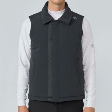 デサントゴルフ DESCENTE GOLF　メンズ ステンカラー ダウンベスト DG5FVE00M　2025年モデル 詳細1 詳細4