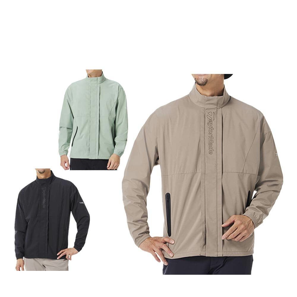 テーラーメイド TaylorMade　メンズ ロゴプリント 長袖 ジャケット UN986　2025年モデル 詳細1