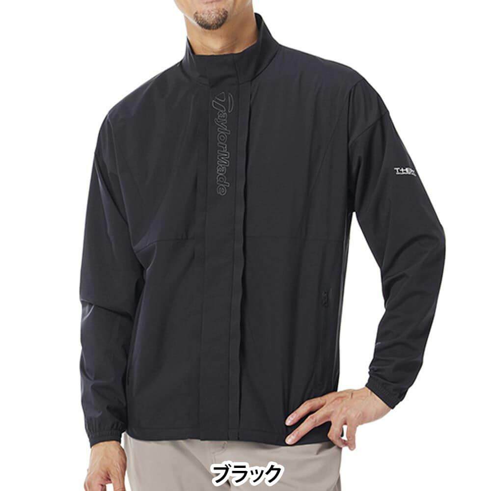 テーラーメイド TaylorMade　メンズ ロゴプリント 長袖 ジャケット UN986　2025年モデル 詳細1 詳細2