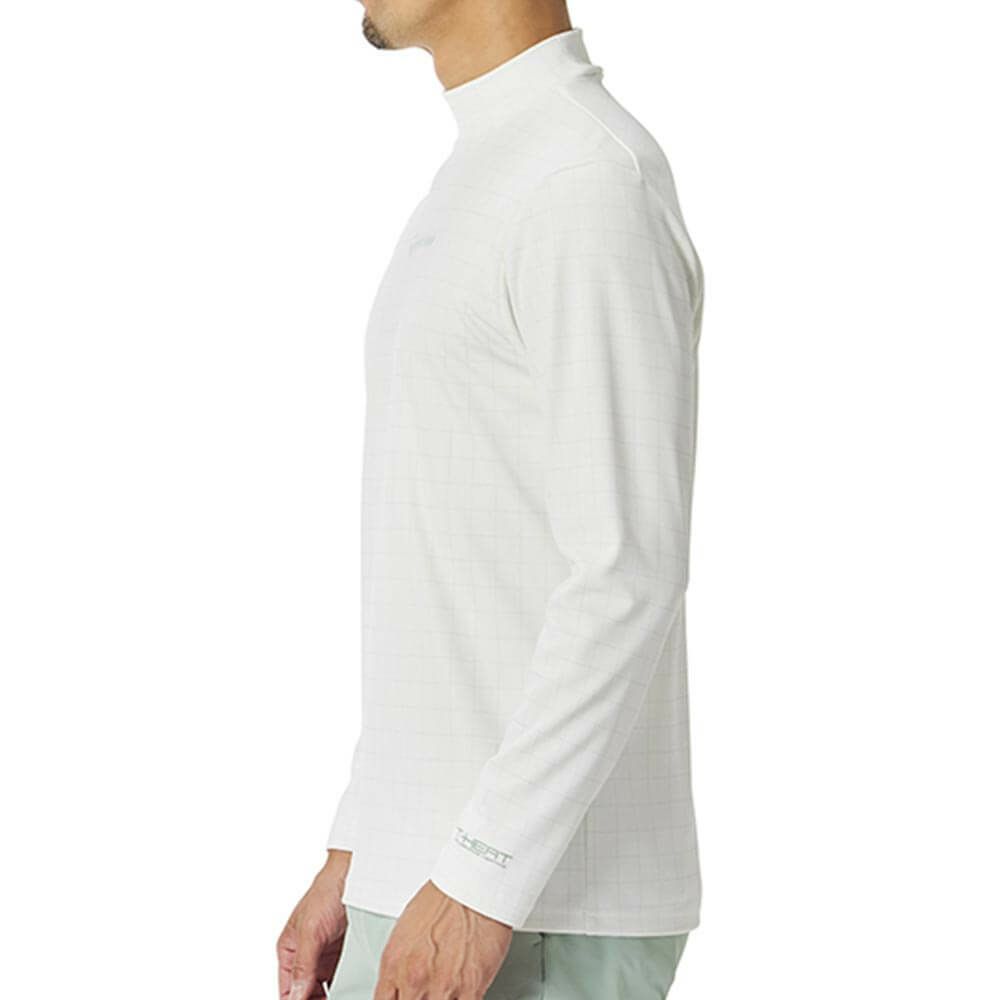 テーラーメイド TaylorMade　メンズ グリッドグラフィック 長袖 モックネック シャツ UN998　2025年モデル 詳細1 詳細4