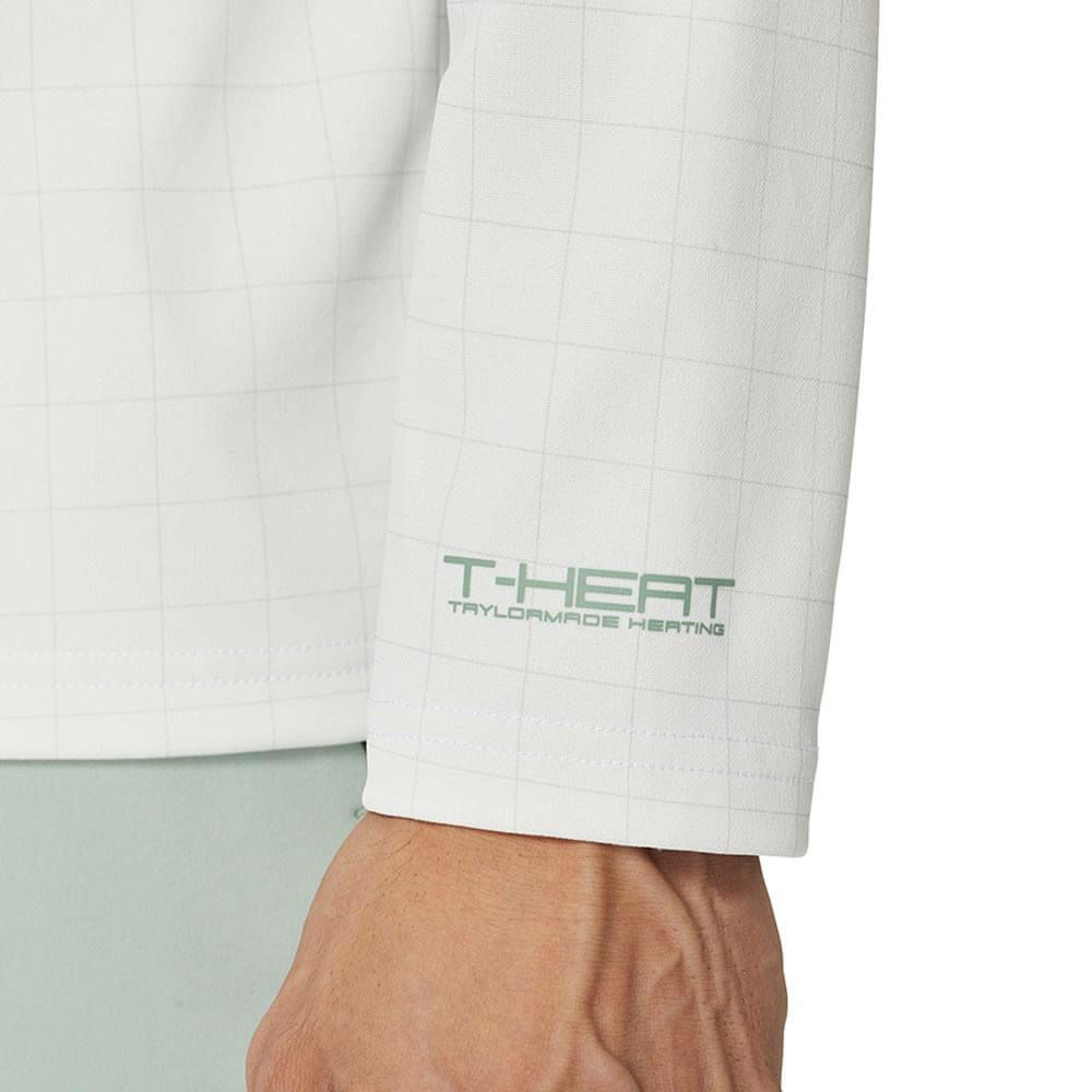 テーラーメイド TaylorMade　メンズ グリッドグラフィック 長袖 モックネック シャツ UN998　2025年モデル 詳細1 詳細6