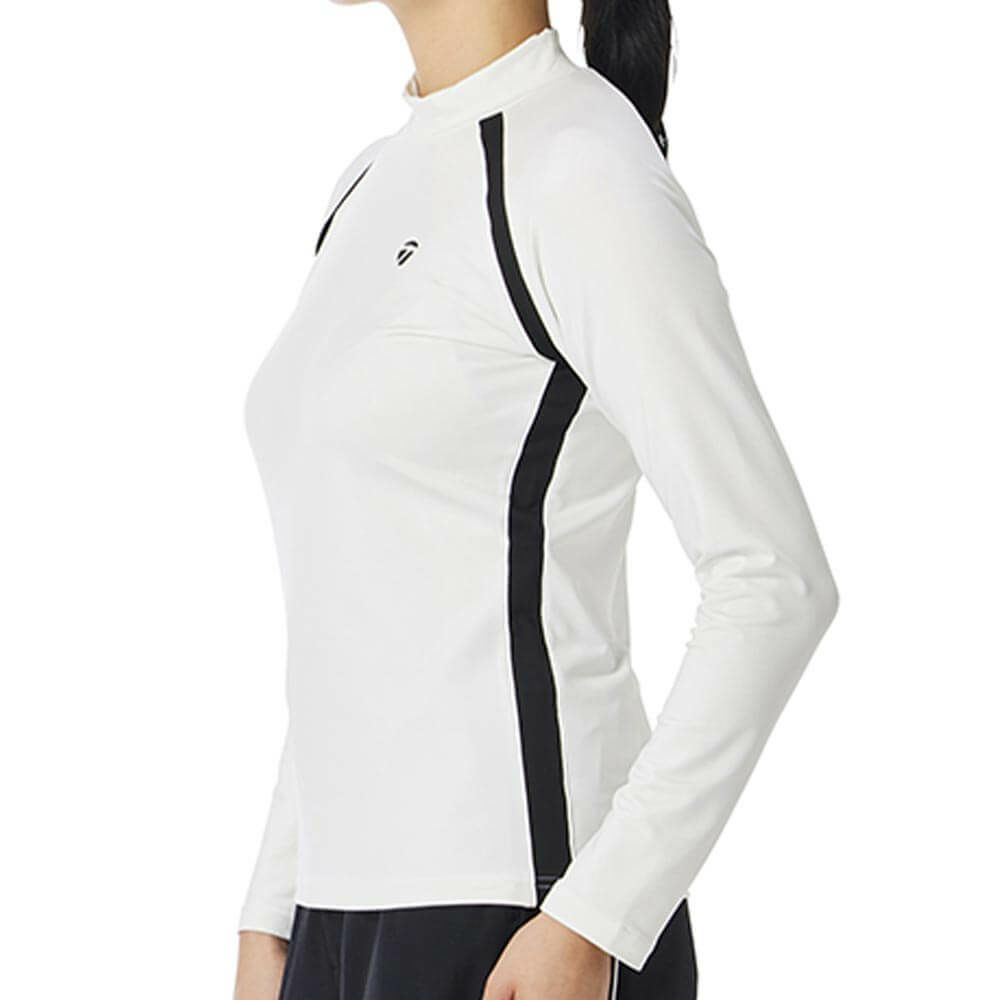 テーラーメイド TaylorMade　レディース ウィンドブロック 長袖 モックネック シャツ TL553　2025年モデル 詳細1 詳細4