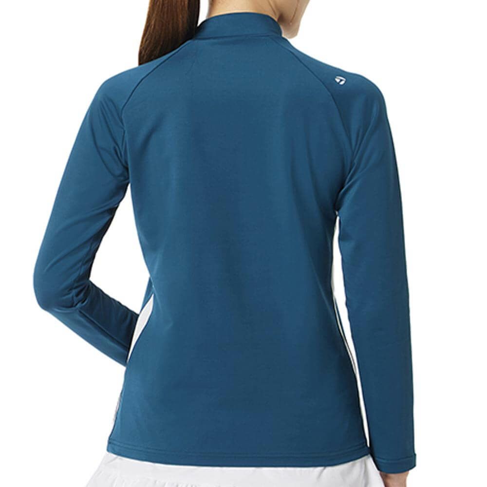 テーラーメイド TaylorMade　レディース ウィンドブロック 長袖 モックネック シャツ TL553　2025年モデル 詳細1 詳細6