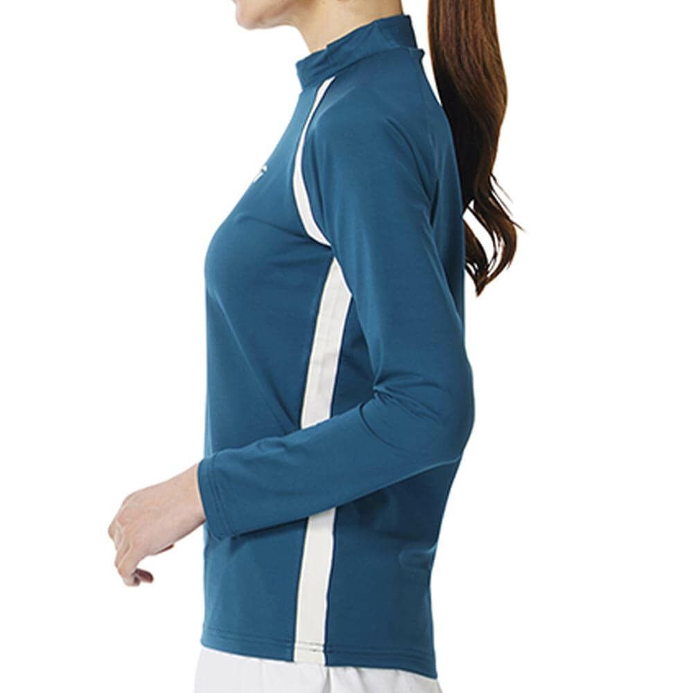 テーラーメイド TaylorMade　レディース ウィンドブロック 長袖 モックネック シャツ TL553　2025年モデル 詳細1 詳細7