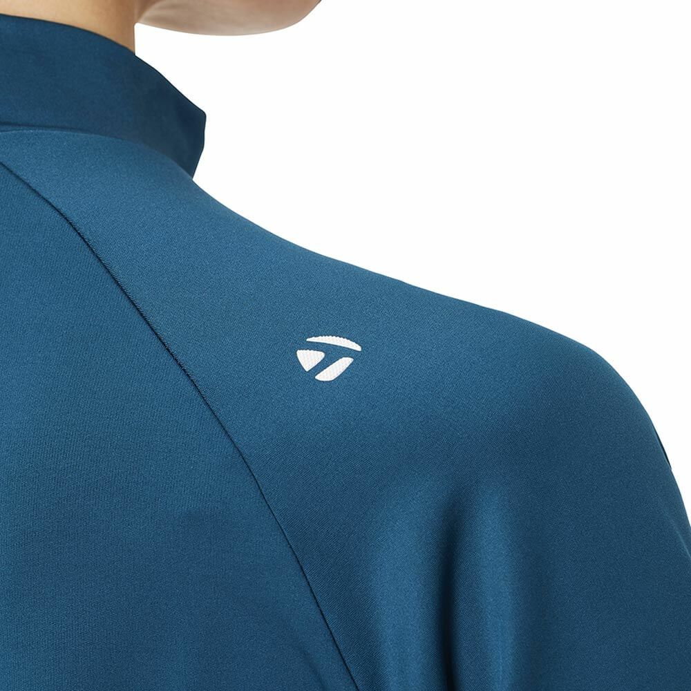 テーラーメイド TaylorMade　レディース ウィンドブロック 長袖 モックネック シャツ TL553　2025年モデル 詳細1 詳細8