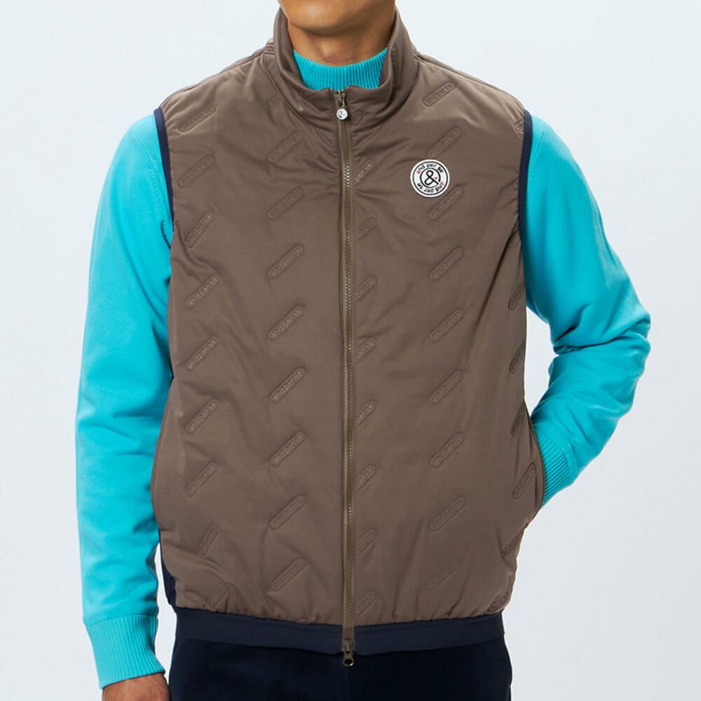 アンパスィ and per se　メンズ エアジャスター 中綿 ベスト AMF1015G3　2025年モデル 詳細1 詳細5